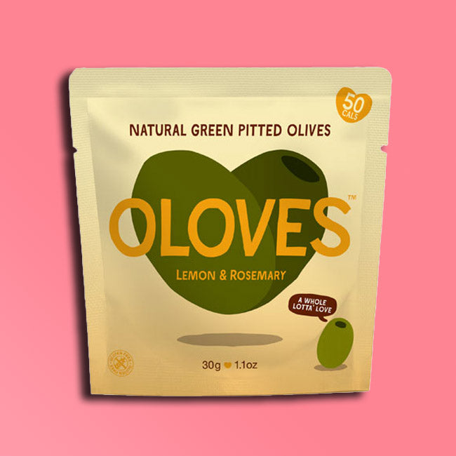 Oloves - Snack Pack Olives - Lemon & Rosemary