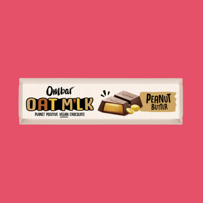Ombar Vegan, Filled Chocolate Bar - Peanut Butter