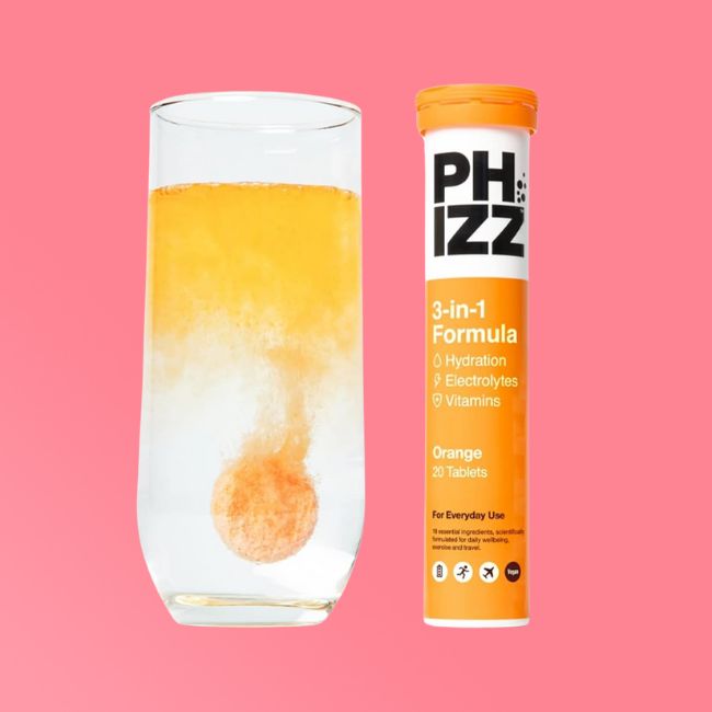 Phizz - 3 in 1 Tablets - Hydration, Electrolytes & Vitamins - Orange
