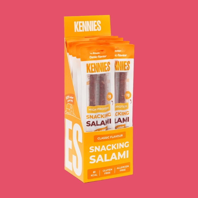 Kennies - High-Protein Salami Snack Sticks - Classic