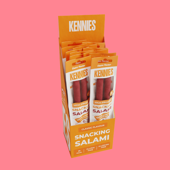 Kennies - High-Protein Salami Snack Sticks - Classic