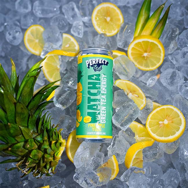 Perfect Ted - Matcha Energy Drink - Pineapple Yuzu