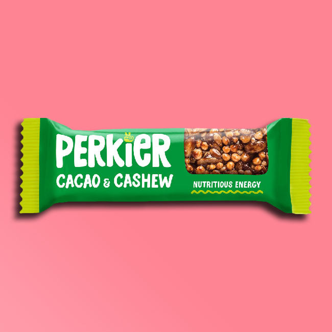 Perkier - Quinoa Snack Bars - Cacao & Cashew