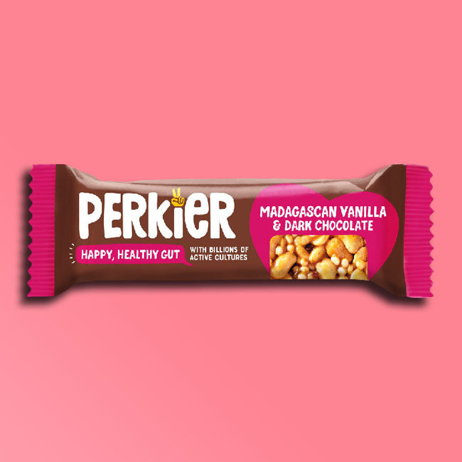 Perkier - Quinoa Snack Bars - Madagascan Vanilla & Dark Chocolate