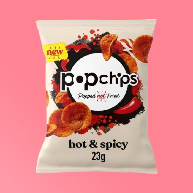 Popchips - Low Calorie Crisps - Hot & Spicy