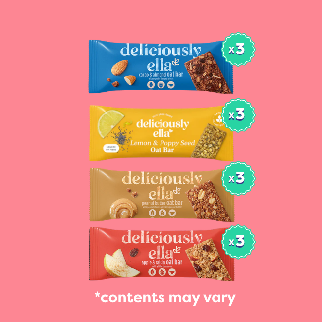 Deliciously Ella - Gluten Free Oat Bar Mixed Taster Bundle (12 Bars)