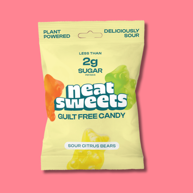 NeatSweets - Lower Sugar & High Fibre Sweets - Sour Citrus Bears