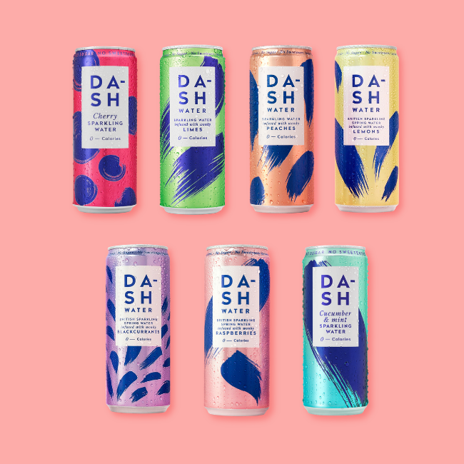 Dash Water Mixed Taster Case (24 Cans)