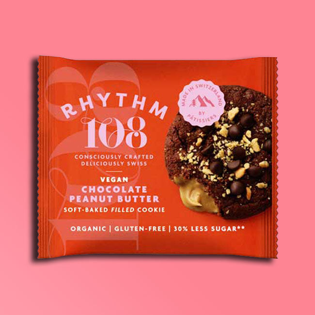 Rhythm 108 - Soft Baked Filled Cookie - Double Choc Peanut Butter