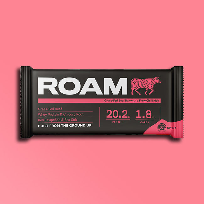 Roam Bars - Grass Fed Beef Protein Bars - Chilli