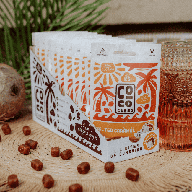 Coco Cubes - Coconut Snacks - Salted Caramel