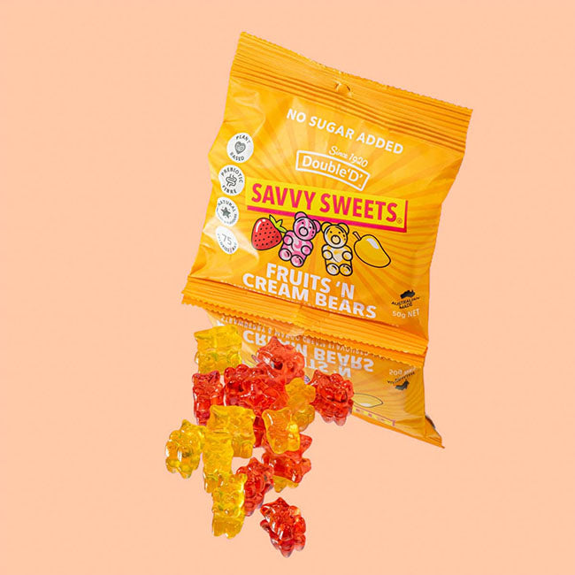 Savvy Sweets - No Added Sugar Gut Loving Sweets - Fruit Cream