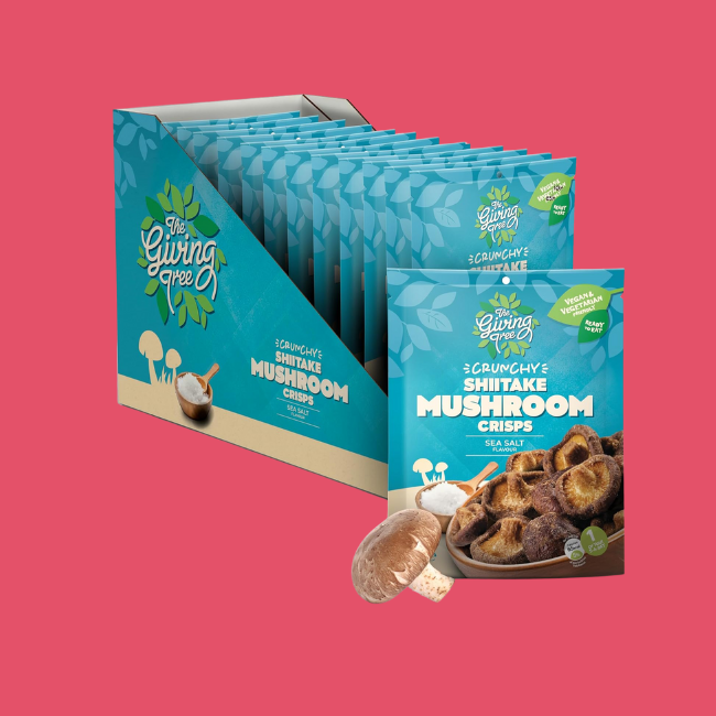 The Giving Tree - Shitake Mushroom Crisps - Sea Salt