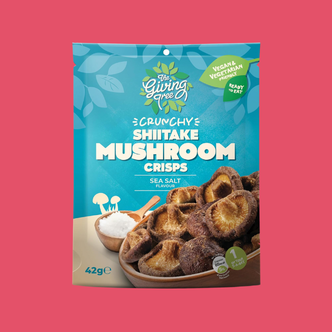 The Giving Tree - Shitake Mushroom Crisps - Sea Salt