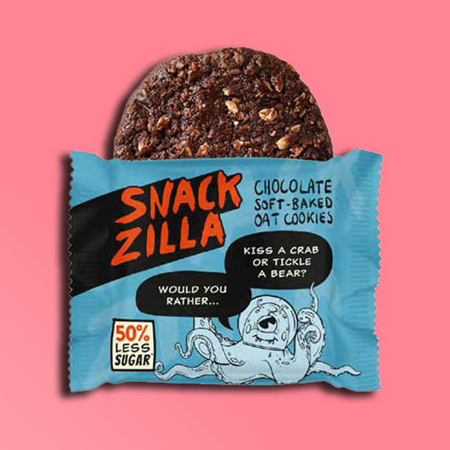Snackzilla - Lower Sugar Cookies - Chocolate