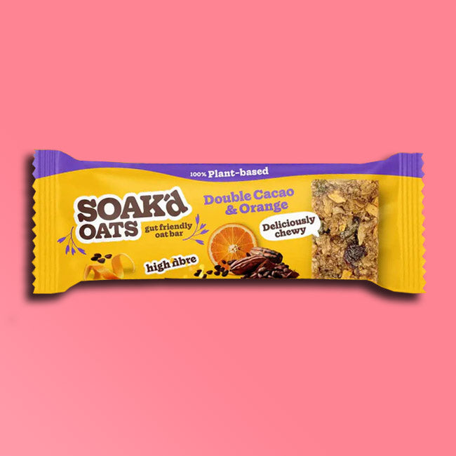 Soak'd Oats - Gut Friendly Oat Bar - Double Cacao & Orange