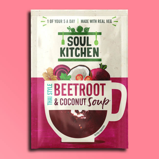 Soul Kitchen - Instant Soup - Thai style Beetroot & Coconut