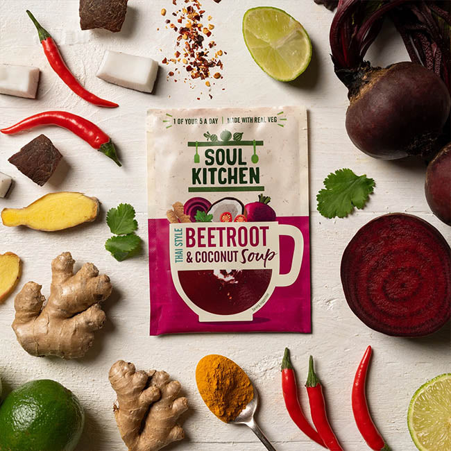 Soul Kitchen - Instant Soup - Thai style Beetroot & Coconut