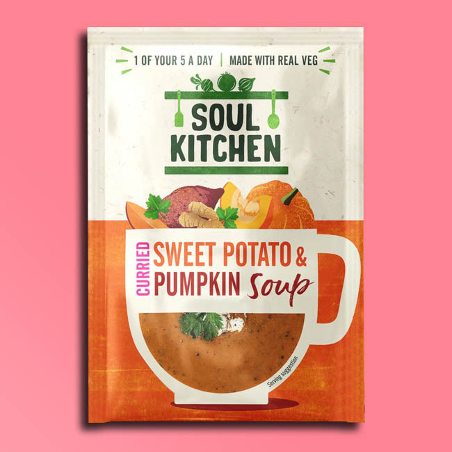 Soul Kitchen - Instant Soup - Curried Sweet Potato & Pumpkin