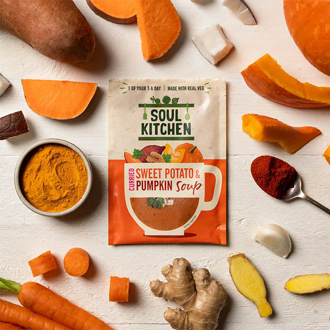 Soul Kitchen - Instant Soup - Curried Sweet Potato & Pumpkin