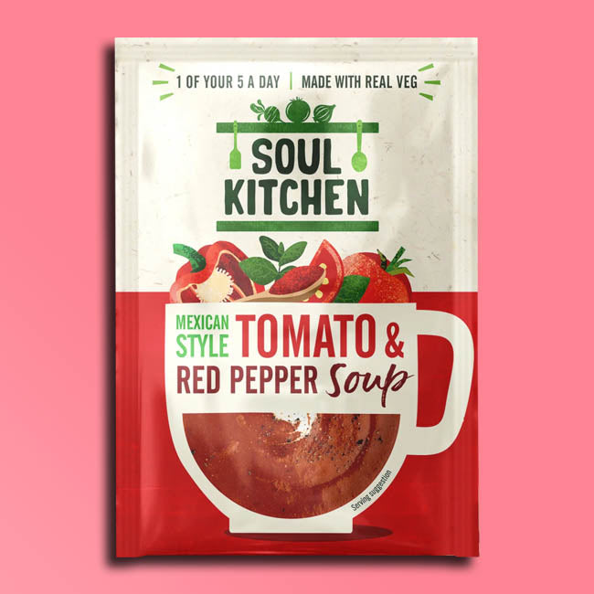 Soul Kitchen - Instant Soup - Mexican style Tomato & Red Pepper