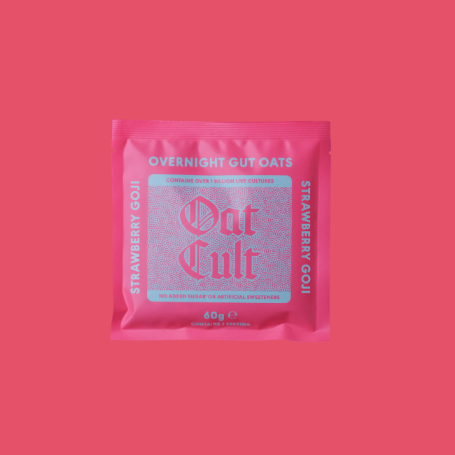 Oat Cult - Gut Loving Overnight Oat Sachets - Strawberry & Goji