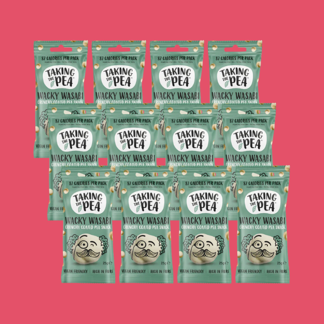 Taking the Pea - Crunchy Coated Pea Snacks - Wasabi