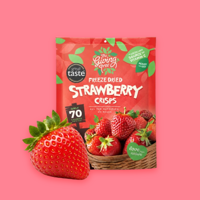 The Giving Tree - Freeze Dried Fruit - Strawberry Crisps