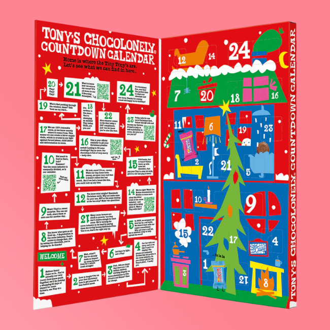 Tony's Chocolonely - 2024 Big Countdown Advent Calendar