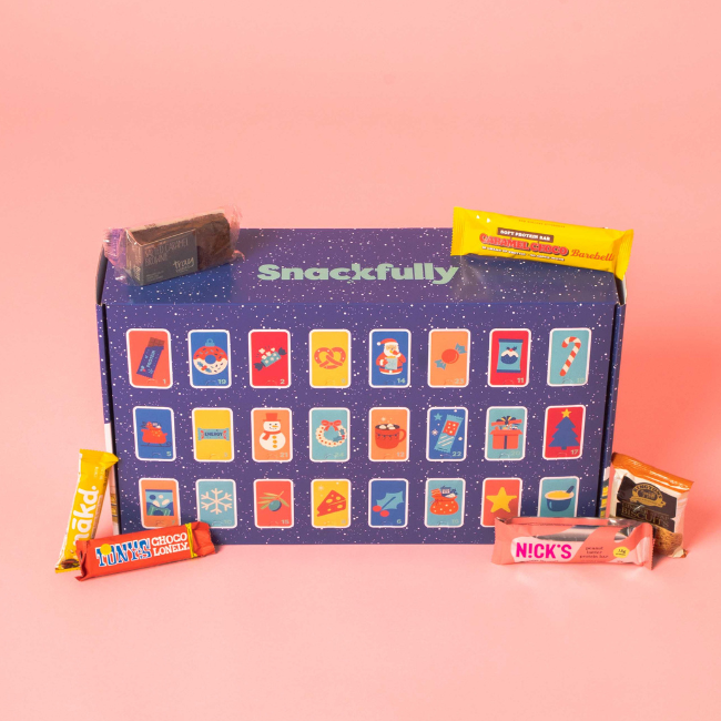 Snackfully - 2026 Snack Advent Calendar (24 Full-Size Snacks)