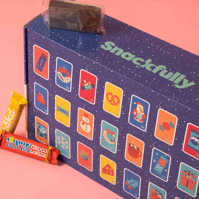 Snackfully - 2026 Snack Advent Calendar (24 Full-Size Snacks)