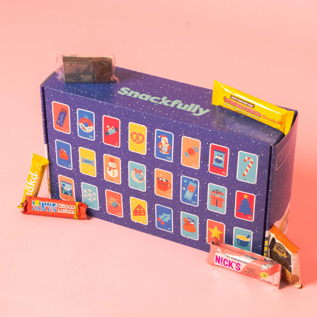 Snackfully - 2026 Snack Advent Calendar (24 Full-Size Snacks)