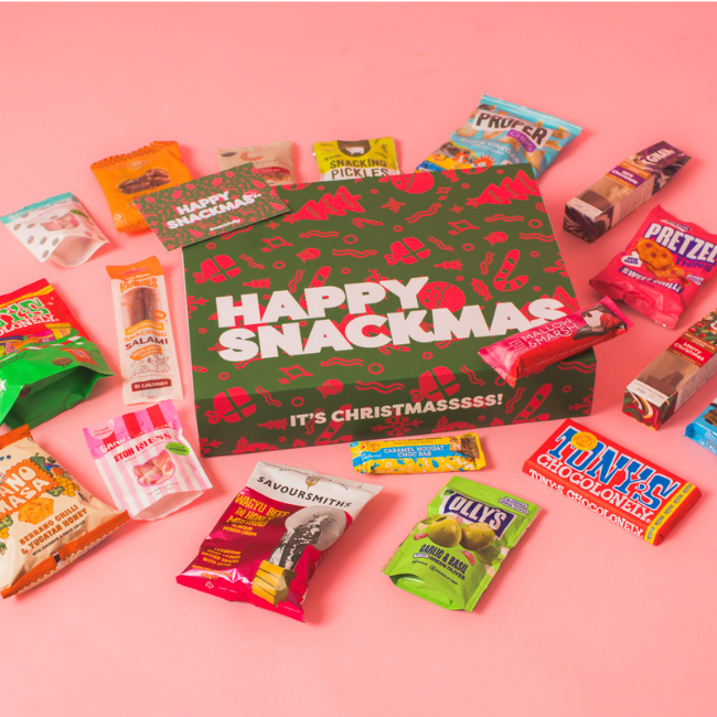Happy Snackmas Christmas Snack Hamper