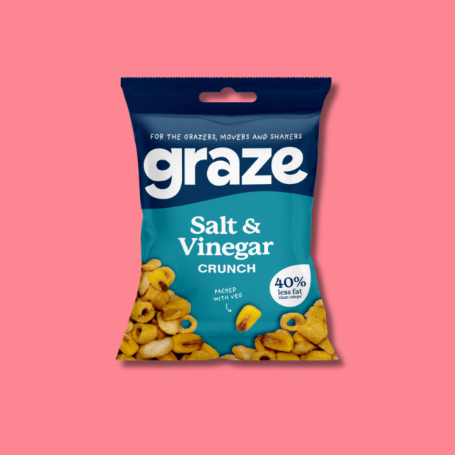 Graze On The Go Bag- Salt & Vinegar