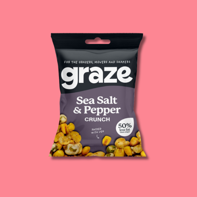 Graze On The Go Bag- Salt & Pepper
