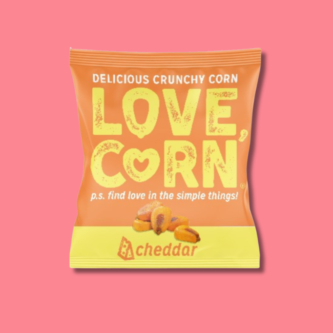 Love Corn Snack Shot Crunchy Corn - Cheddar