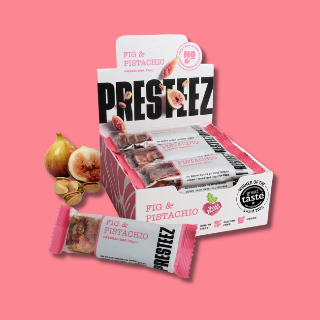 Presteez Fruit & Nut Bar - Fig & Pistachio