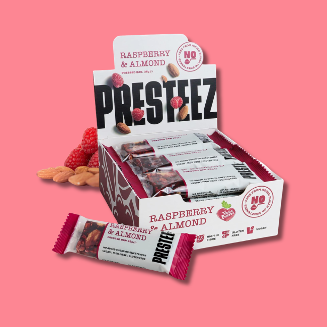 Presteez Fruit & Nut Bar - Raspberry & Almond
