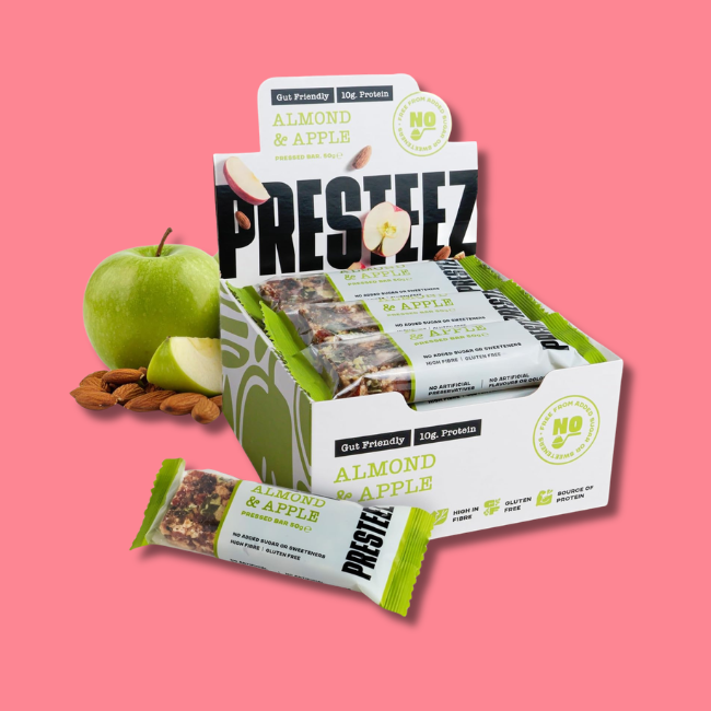 Presteez Gut Friendly Protein Bar - Almond & Apple