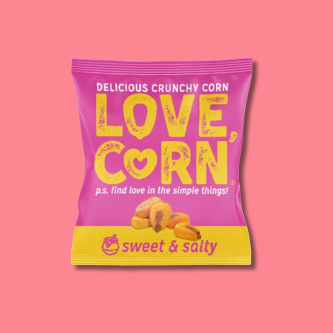 Love Corn Snack Shot Crunchy Corn - Sweet & Salty
