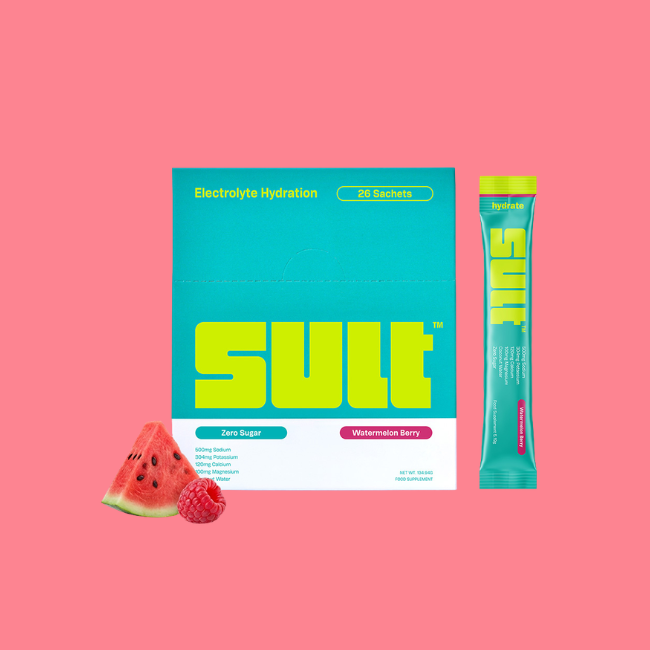 Sult - Electrolyte Sachets - Watermelon Berry (26 Sachets)