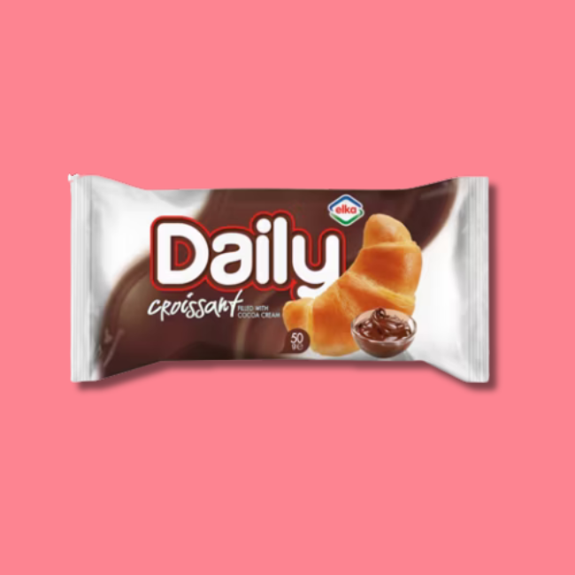 Daily Croissant - Individually Wrapped Croissants  - Cocoa Cream (20x50g)