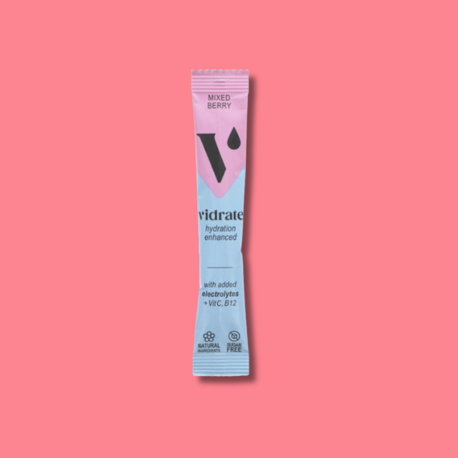 Vidrate Electrolyte Hydration Sachet - Mixed Berry (30x3g)