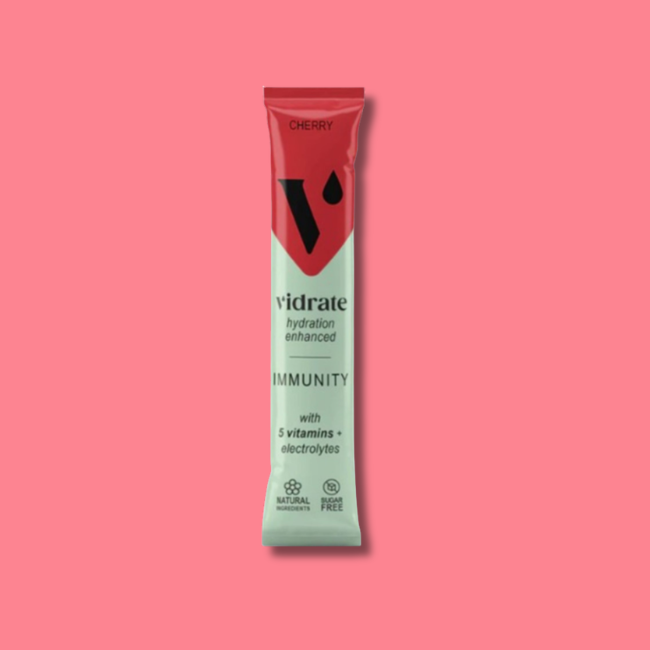 Vidrate Electrolyte Immunity Hydration Sachet - Cherry (30x3g)