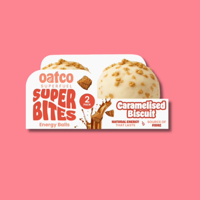 Oatco Energy Balls - Caramelised Biscuit (10x68g)
