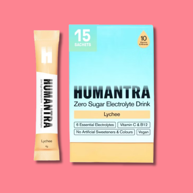 Humantra - Electrolyte Sachets - Lychee  (15 sticks)