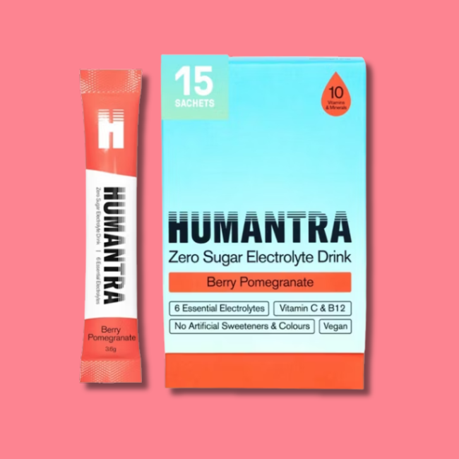 Humantra - Electrolyte Sachets - Berry Pomegranate (15 sticks)