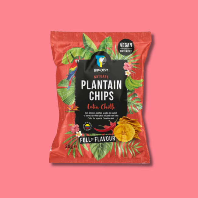 Loro Plantain Chips - Latin Chilli (20x30g)