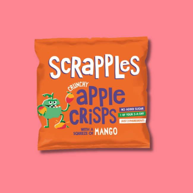 Scrapples Air Dried Apple Crisps - Apple & Mango (15x12g)
