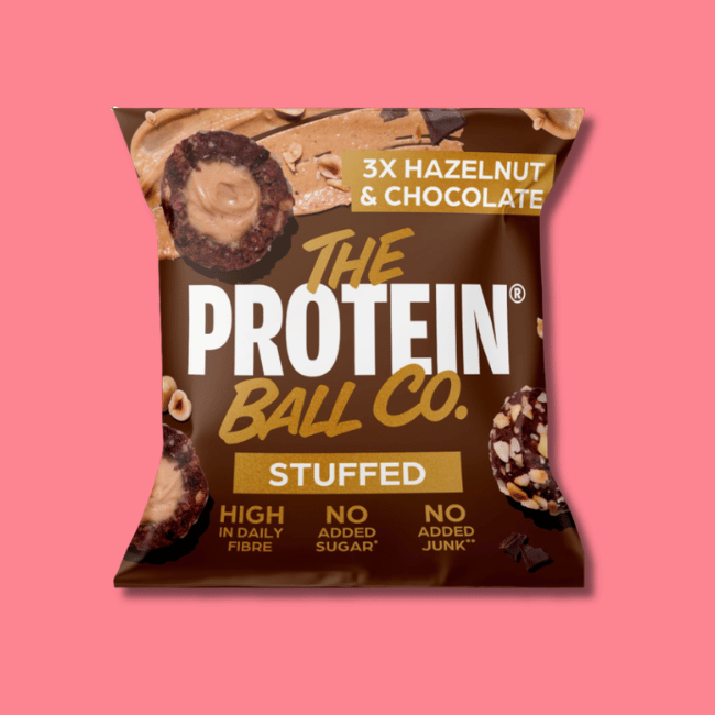 The Protein Ball Co Stuffed Protein Balls - Hazelnut & Chocolate (10x36g)
